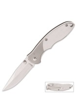 Executive Stainless Steel Pocket Knife - Silver