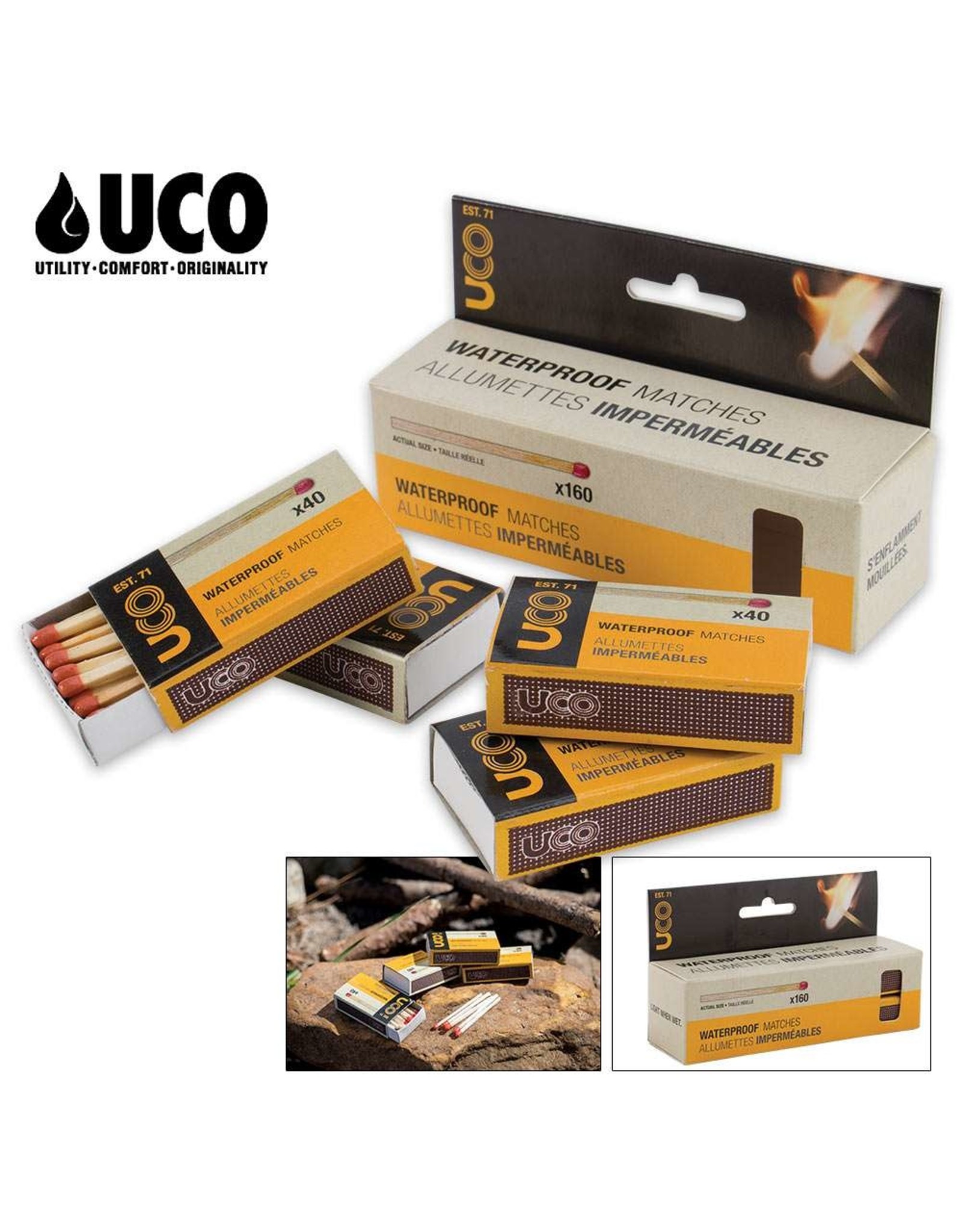 UCO Waterproof Matches 4 Pack