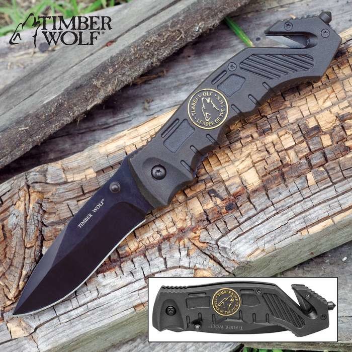 TimberWolf Tri-Coated Knife - Military Outlet