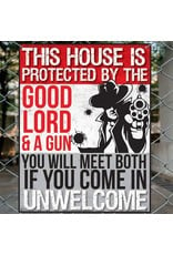 This House Protected by God Sign