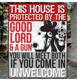 This House Protected by God Sign