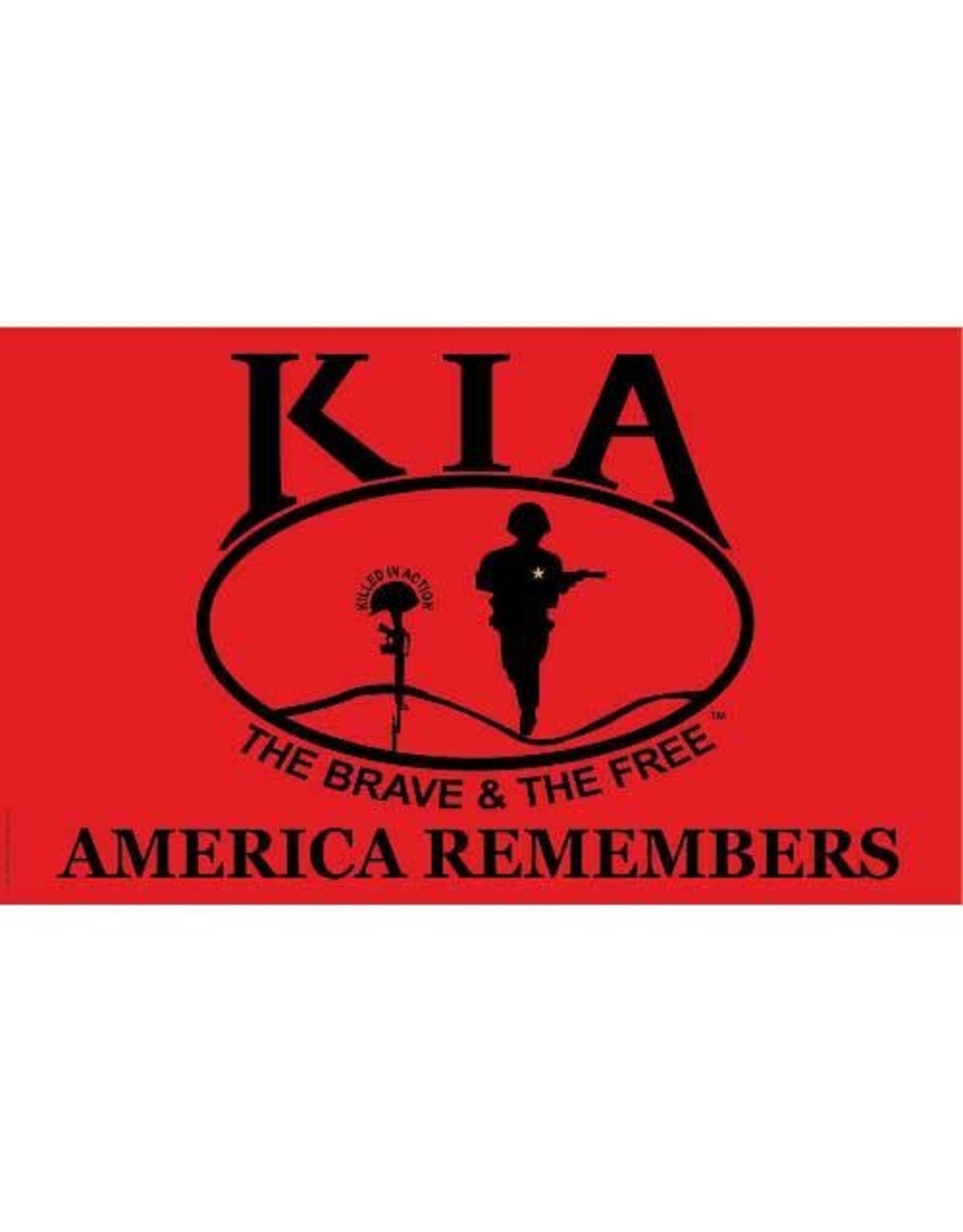 Flag - 3'x5' - KIA Honor