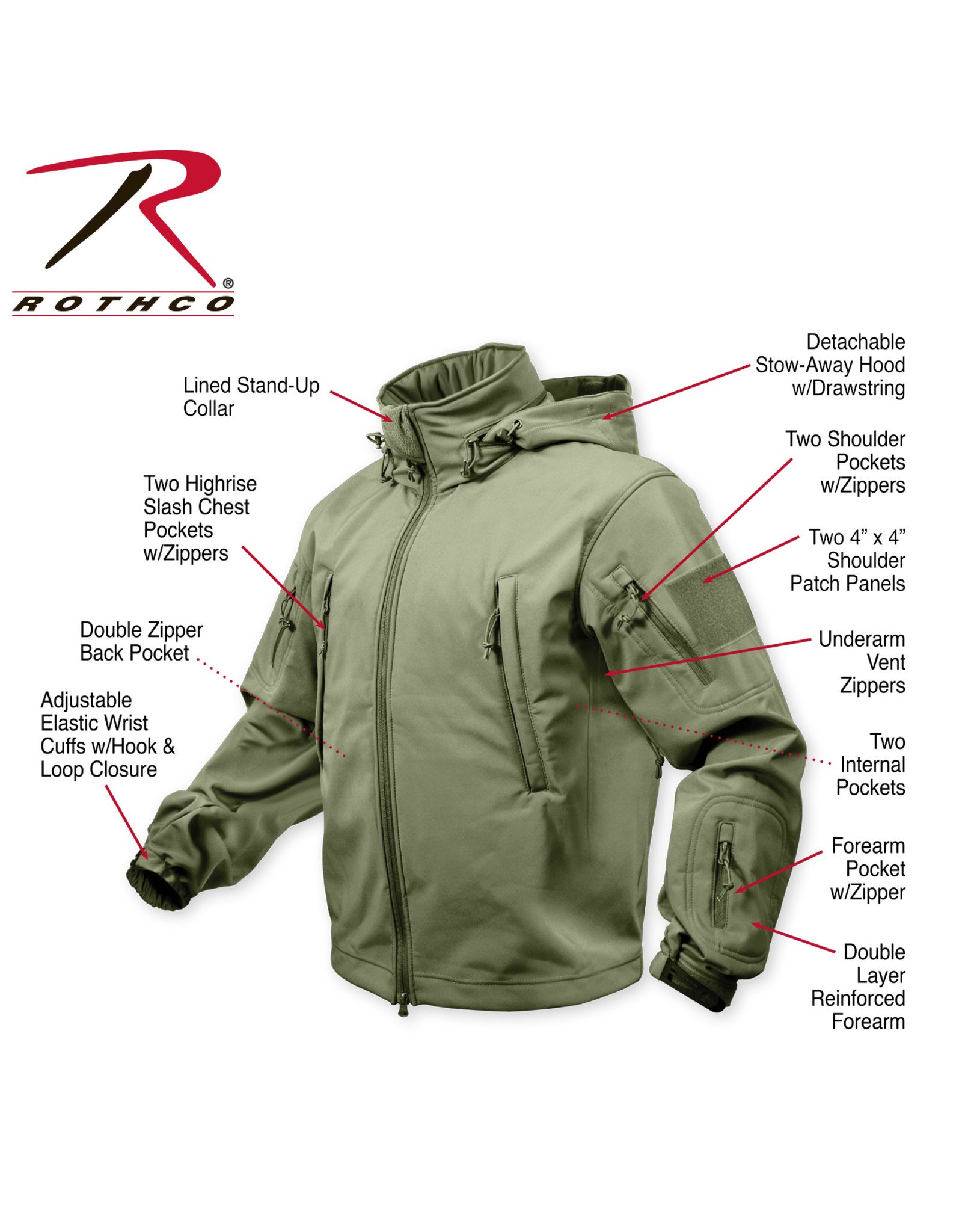 Spec Ops Tactical Soft Shell Jacket