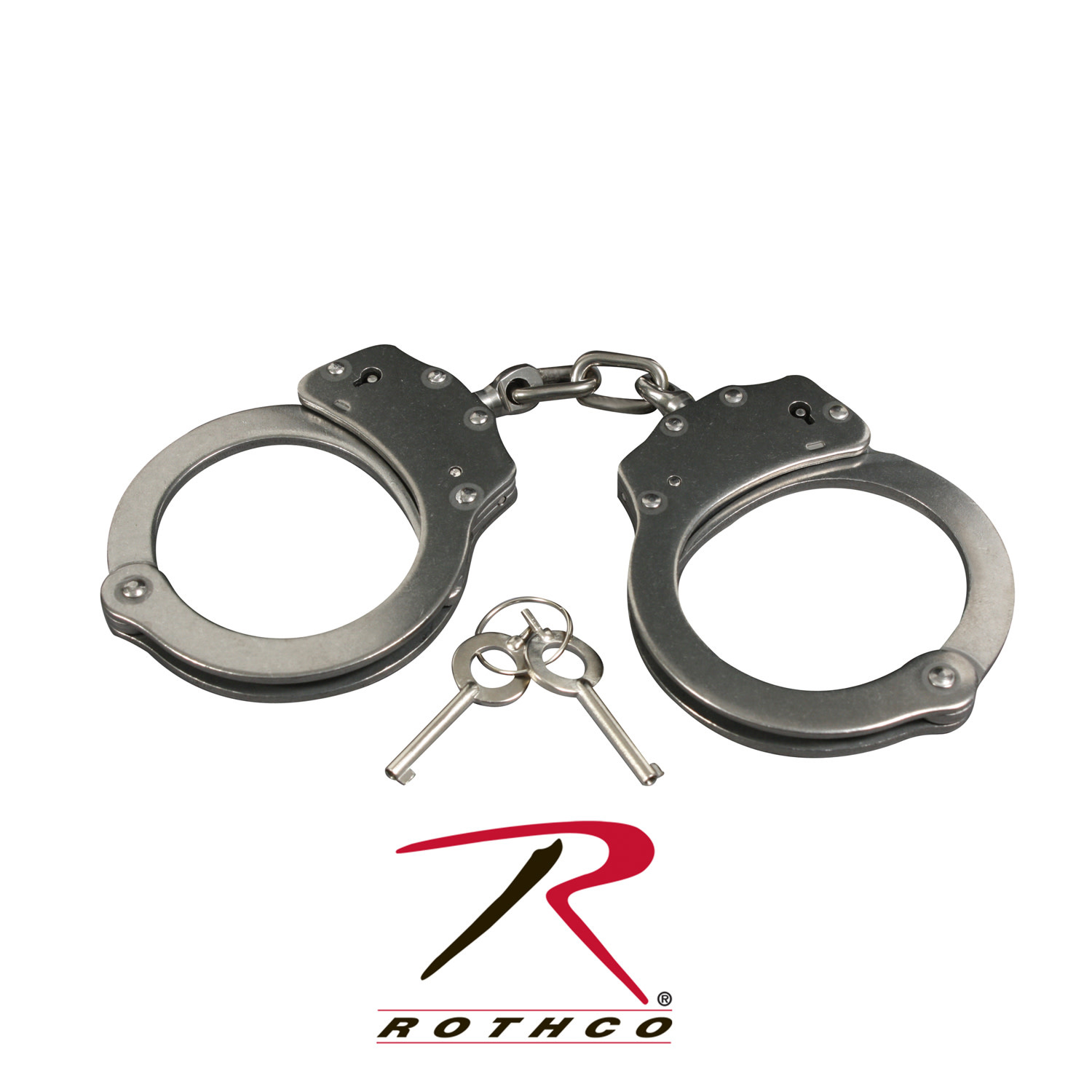 Stainless Steel Handcuffs Silver Military Outlet