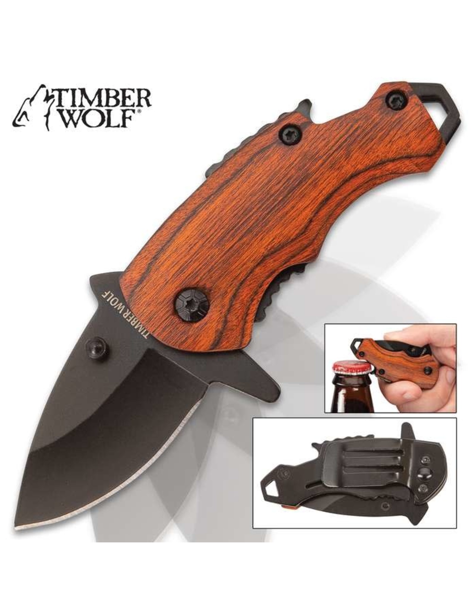 Timber Wolf Money Clip Pocket Knife