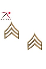 Gold Pin On Rank (E5) SGT - Sargeant