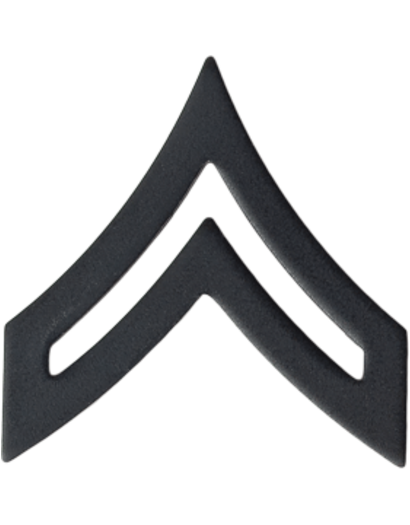 Black Pin On Rank (E4) CPL - Corporal