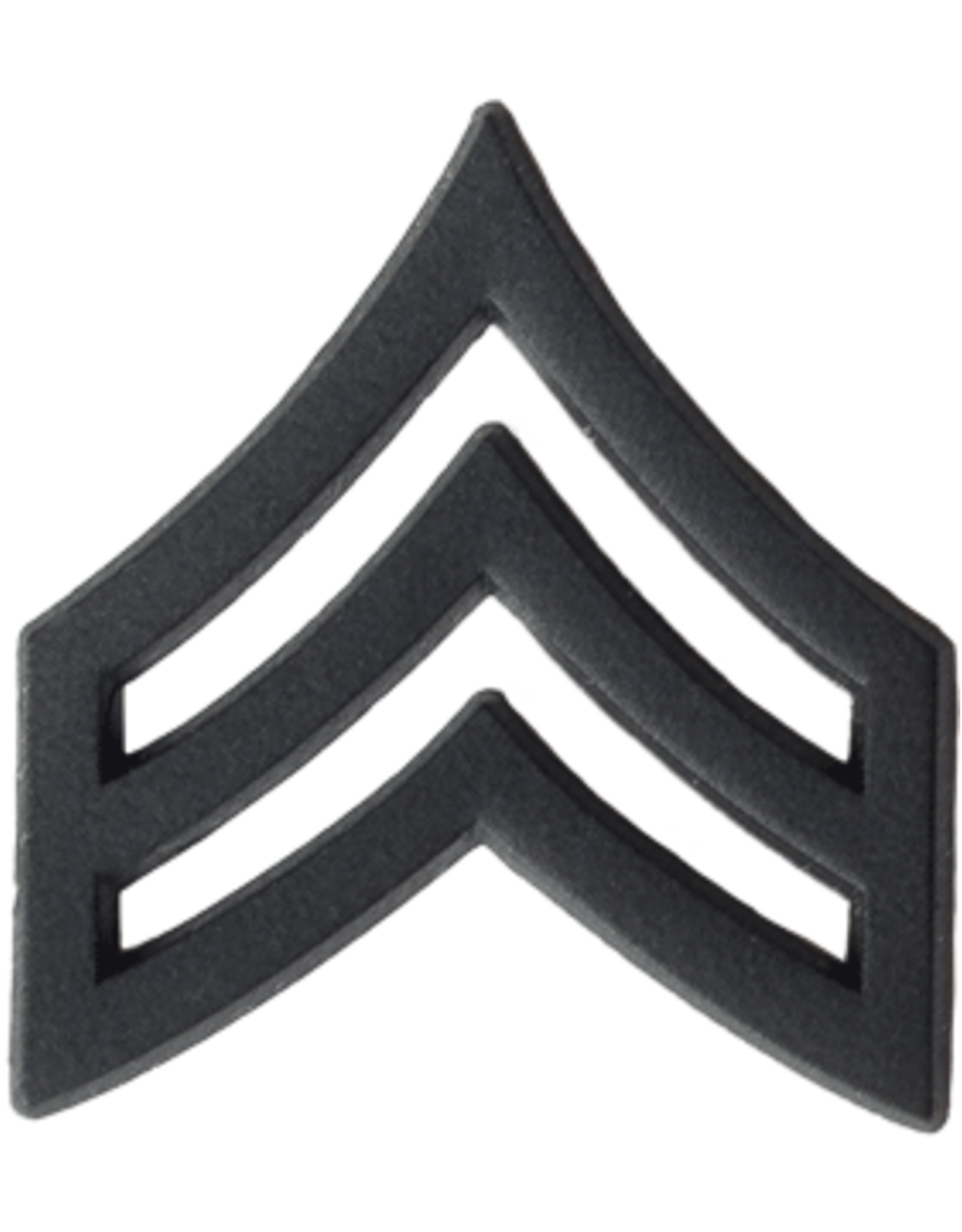 Black Pin On Rank (E5) SGT - Sergeant