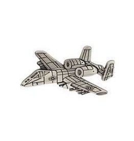 Pin - Airplane A-10 Warthog Thunderbolt Pewter 2 1/2"