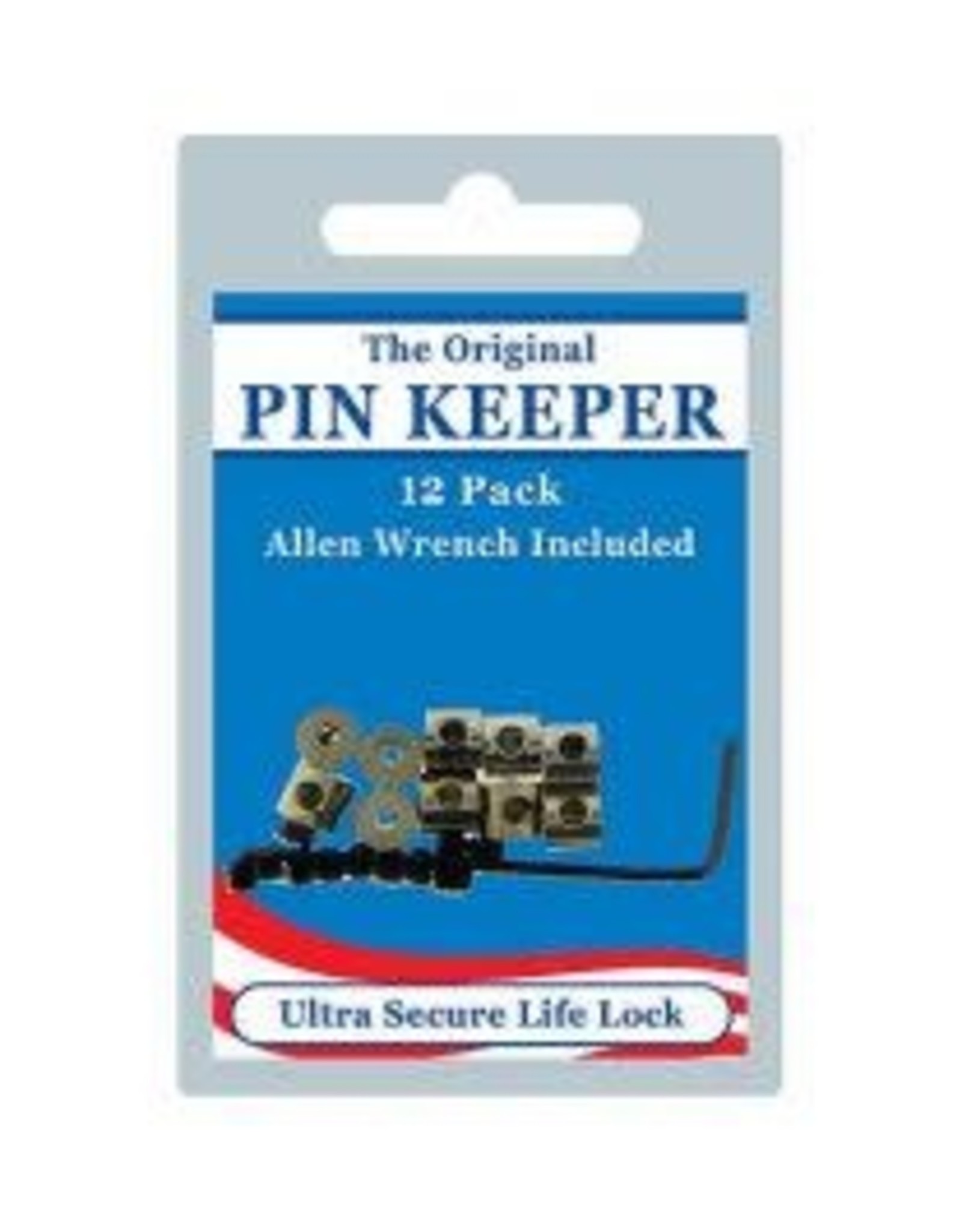 Pin Keeper Clutch Backs , Gammet- 12 Pack