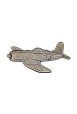 Pin - Airplane F-004U Corsair Pewter 2 1/4"