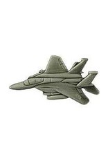 Pin - Airplane F-015 Eagle Pewter 2 3/8"