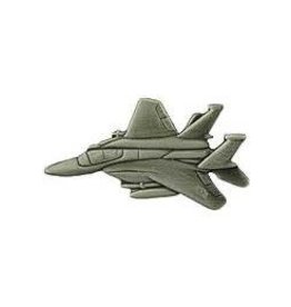 Pin - Airplane F-015 Eagle Pewter 2 3/8"