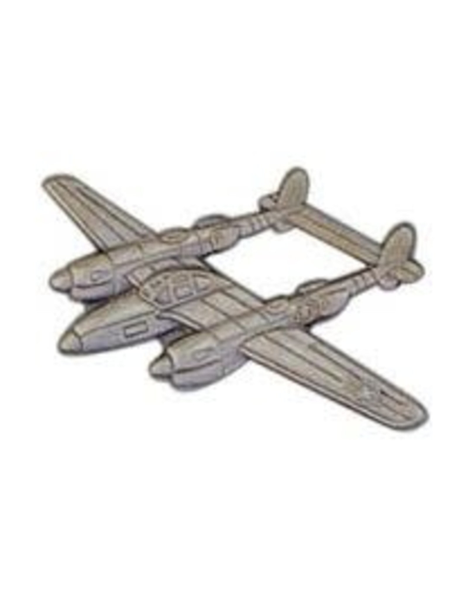 Pin - Airplane P-38 Lightning Pewter