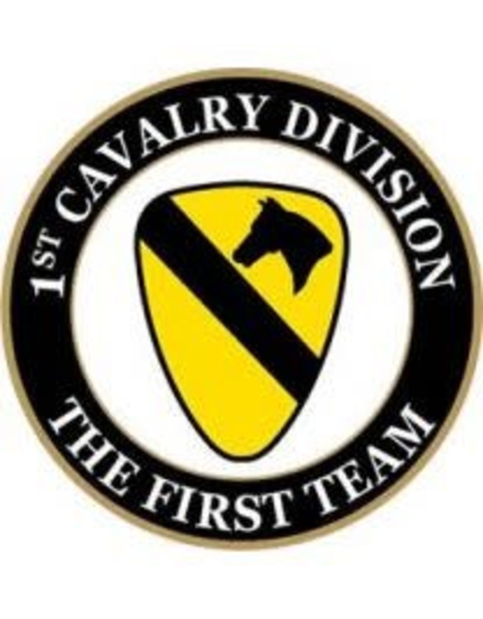 Pin - Army 1st Cavalry Division "The First Team"