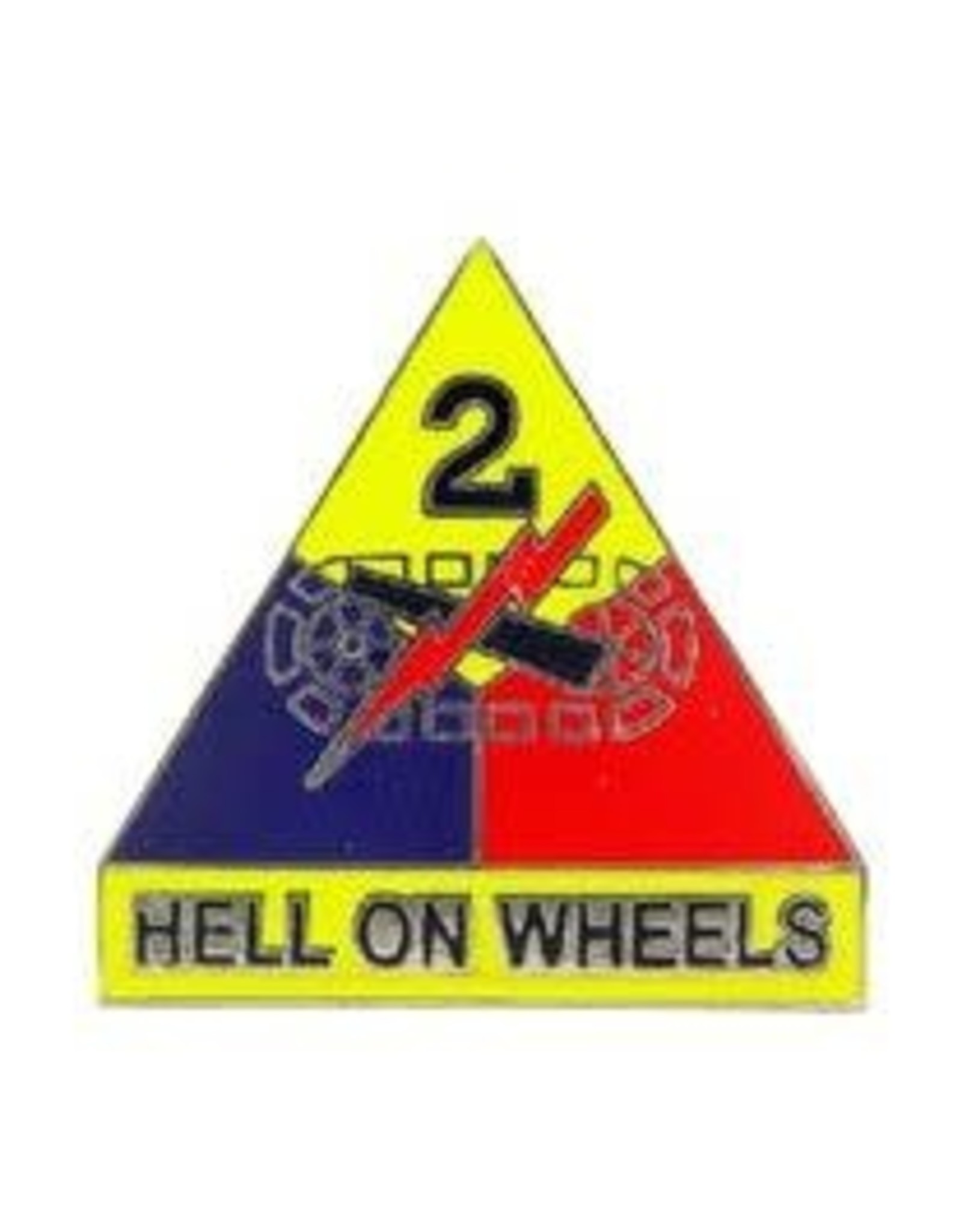 Pin - Army 2nd Armored Division Hell On Wheels