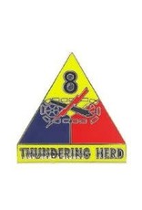 Pin - Army 8th Armored Division "Thundering Herd"