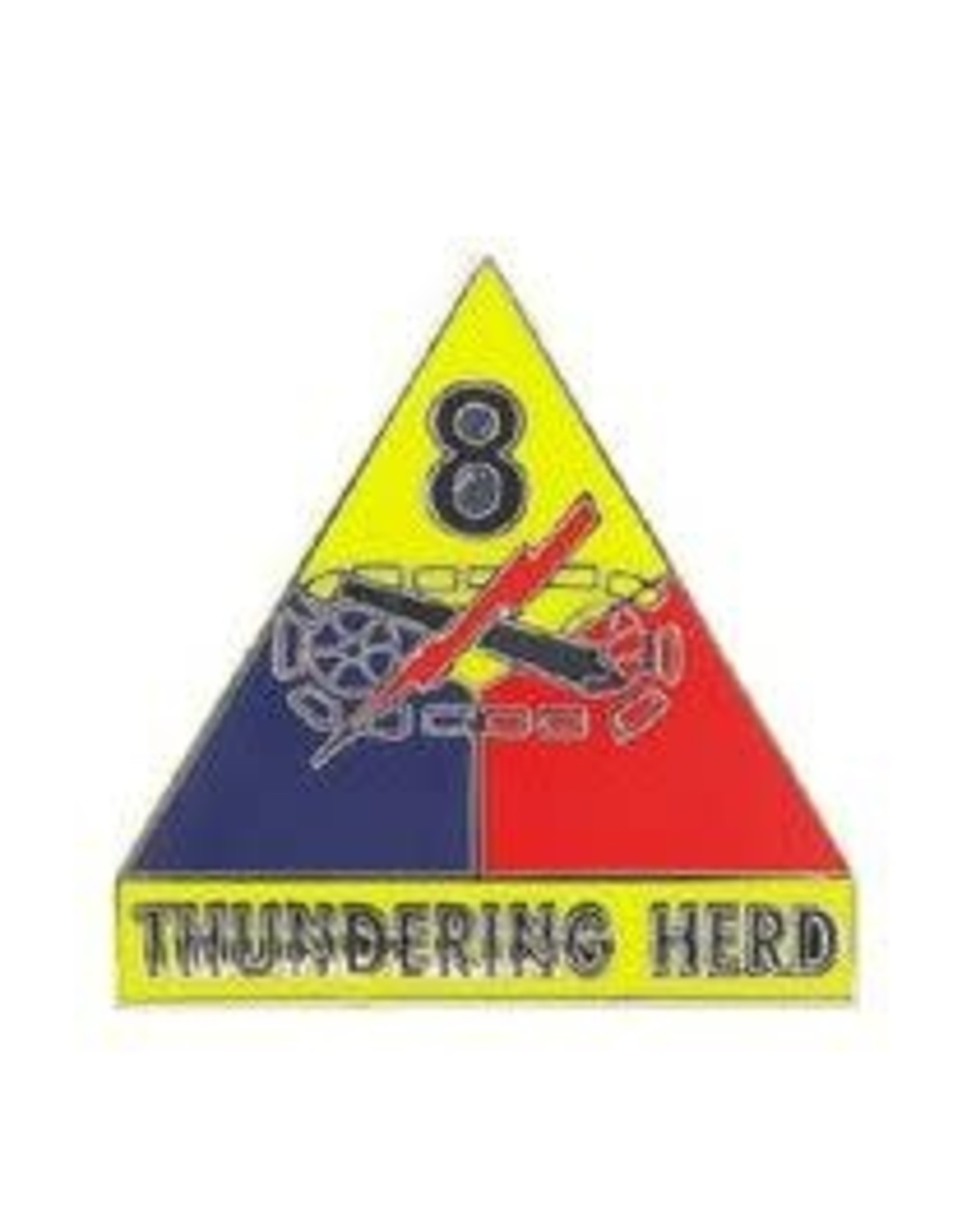 Pin - Army 8th Armored Division "Thundering Herd"