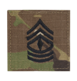 Embroidered Rank W/ Hook - 1SG / E9 First Sargeant Scorpion