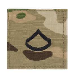 Embroidered Rank W/ Hook - PFC / E3 Private First Class Scorpion