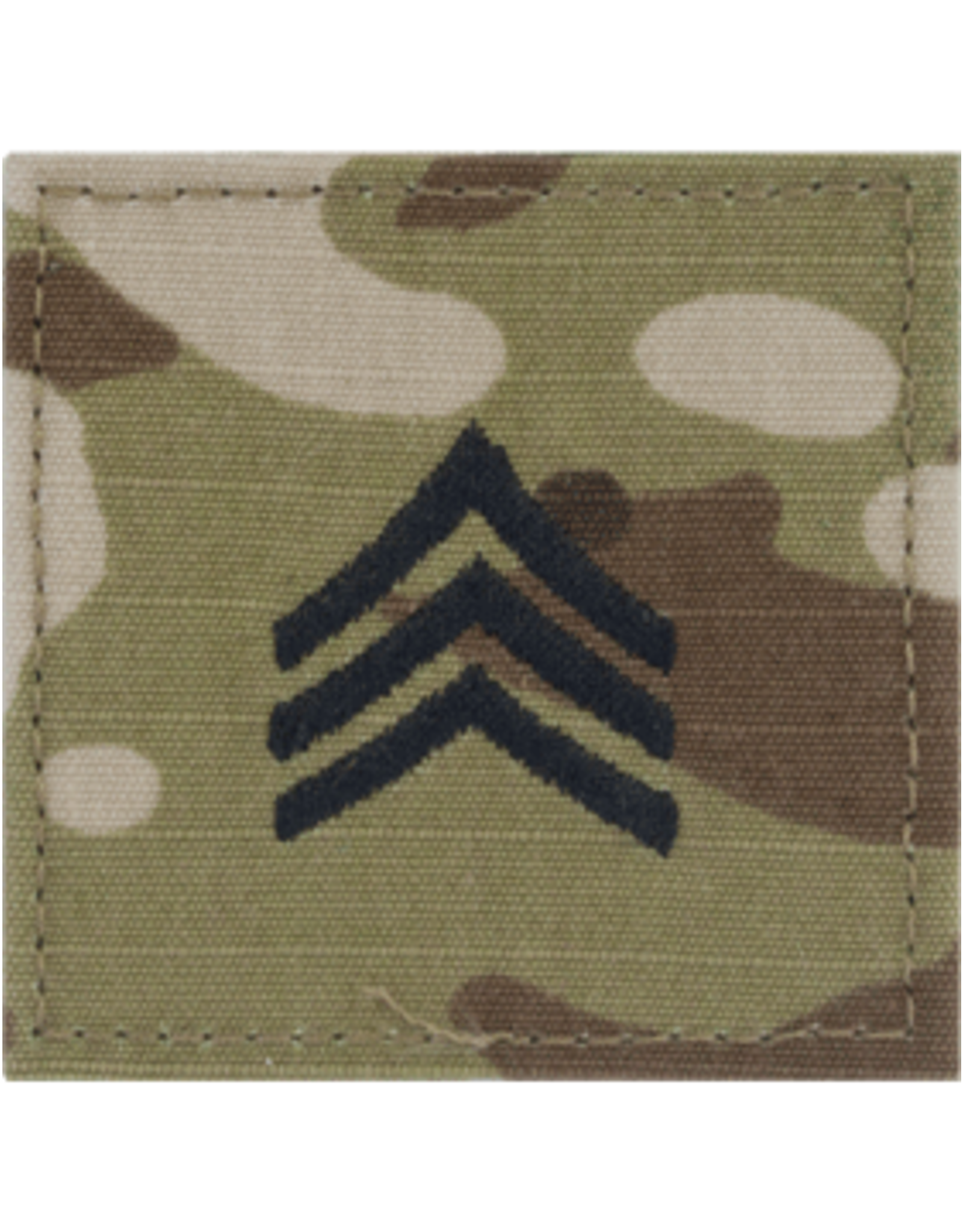 Embroidered Rank W/ Hook - SGT / E5 Sargeant Scorpion