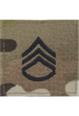 Embroidered Rank W/ Hook - SSG / E6 Staff Sargeant Scorpion