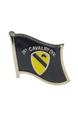 Pin - Army 1st Cavalry Flag