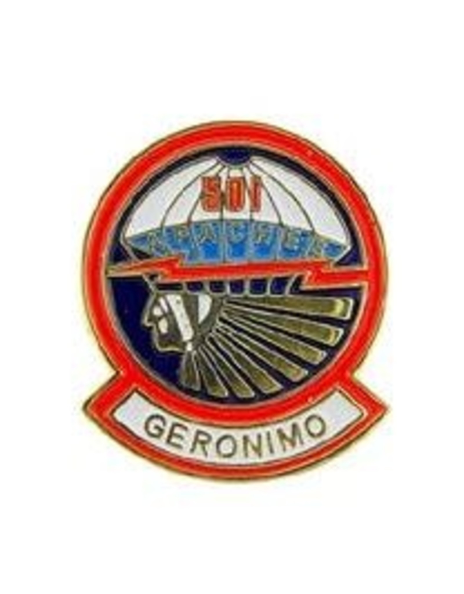 Pin - Army 501st A/B Geronimo