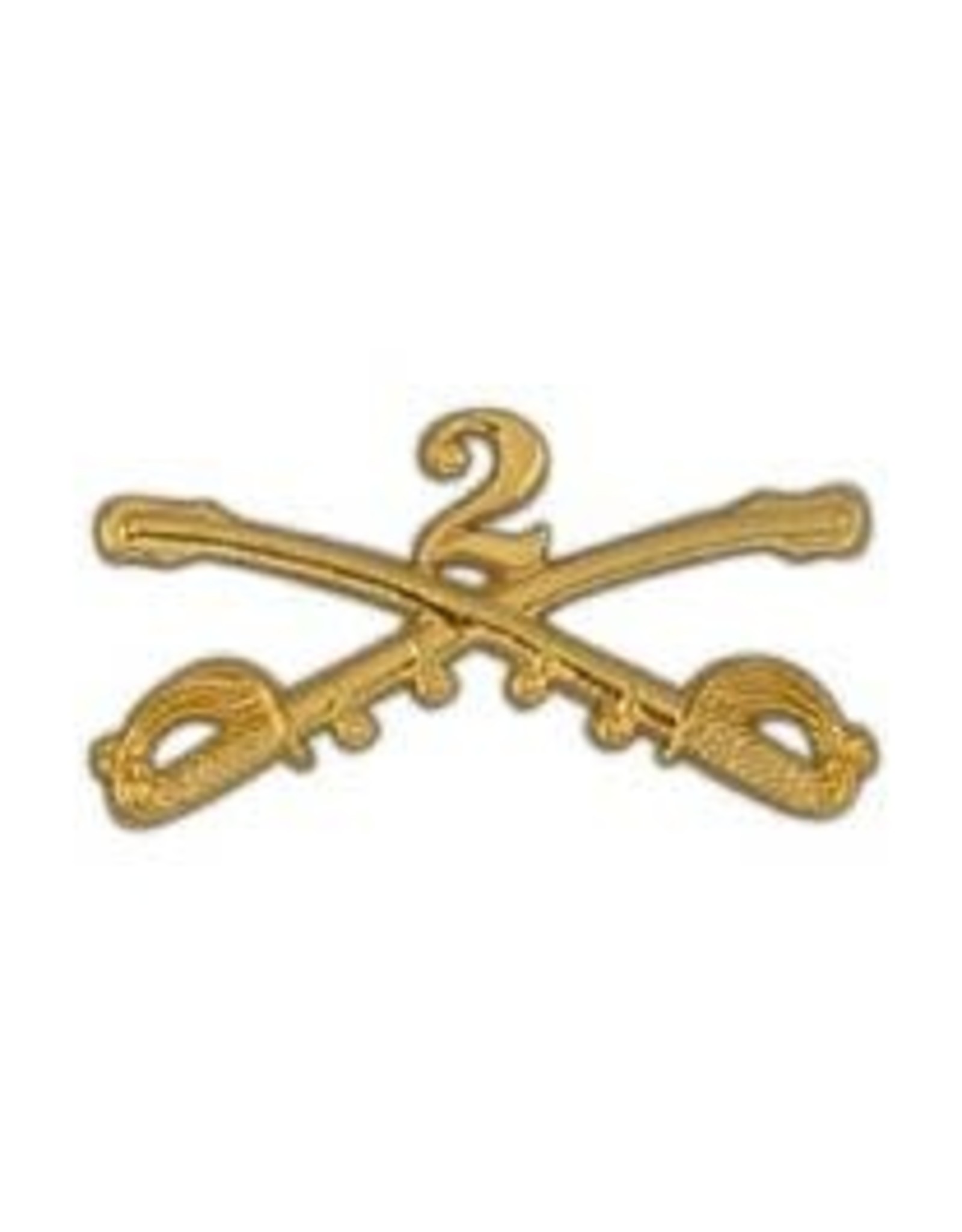 Pin - Army Cavalry Swords 2nd, 2 1/4"