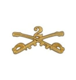 Pin - Army Cavalry Swords 2nd, 2 1/4"