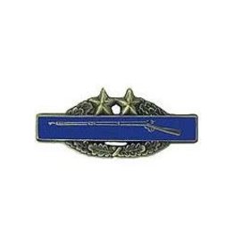 Pin - Army CIB 3rd Award Badge, 1 1/4"