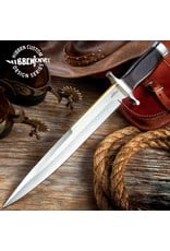 Gil Hibben Old West Toothpick Bowie Knife with Leather Sheath
