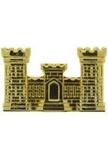 Pin - Army Engineer Gold (1-1/8")