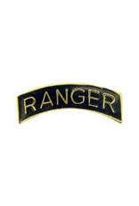 Pin - Army Ranger Tab Gld/Blk
