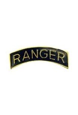 Pin - Army Ranger Tab Gld/Blk