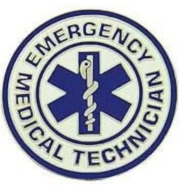 Pin - EMT Logo - Emergency Medical Technician , 1-1/2"