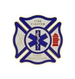 Pin - Fire & 1st Responder (Med), 1 1/2"