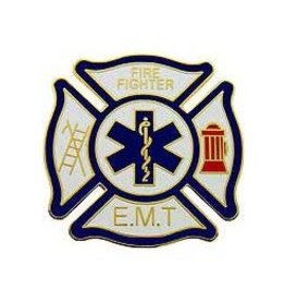 Pin - Fire & EMT (Med), 1 1/2"