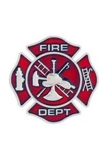 Pin - Fire Dept Axe White