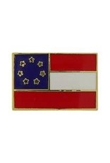 Pin - Flag USA 1st National, Stars and Bars