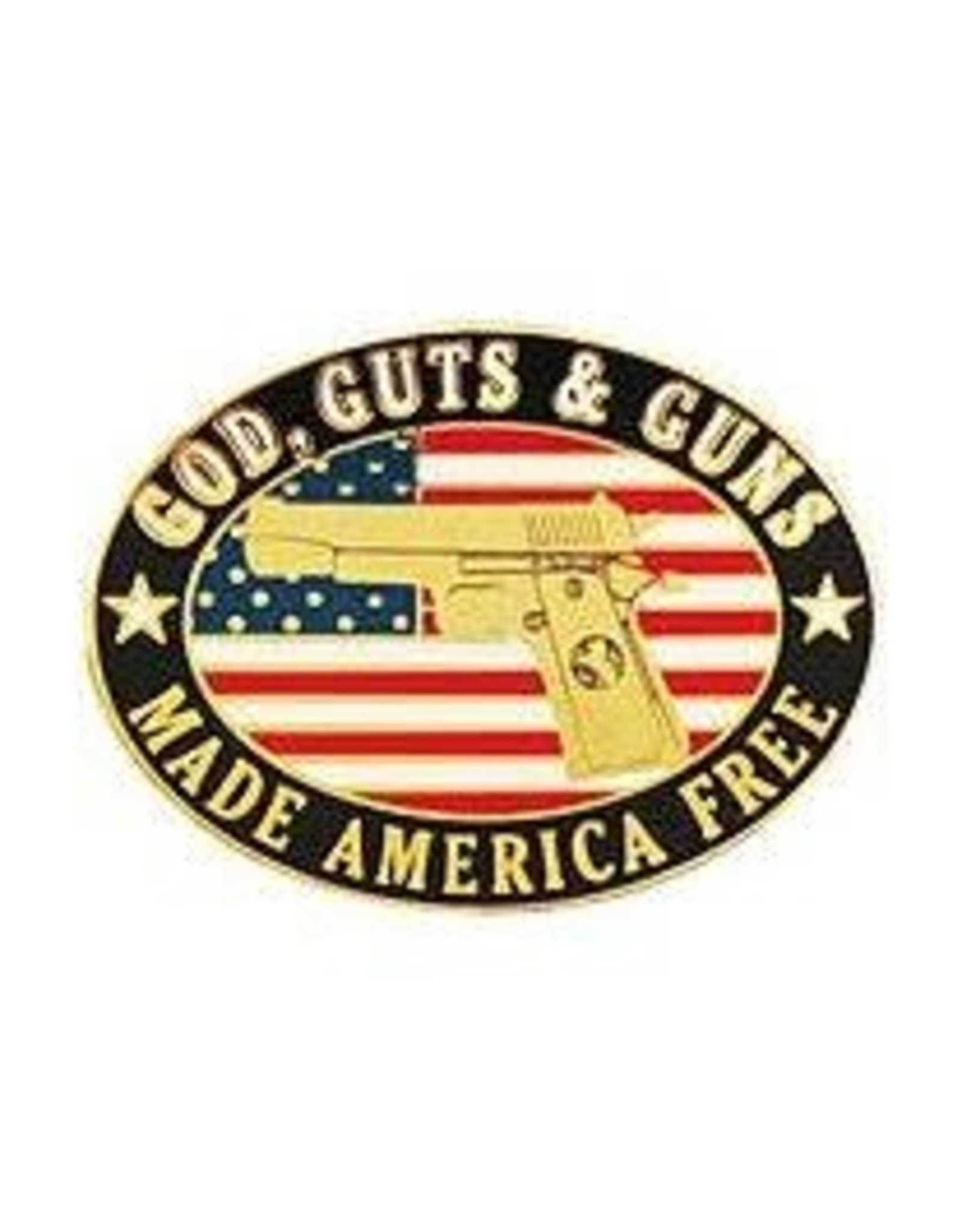 Pin - God Guns & Guts