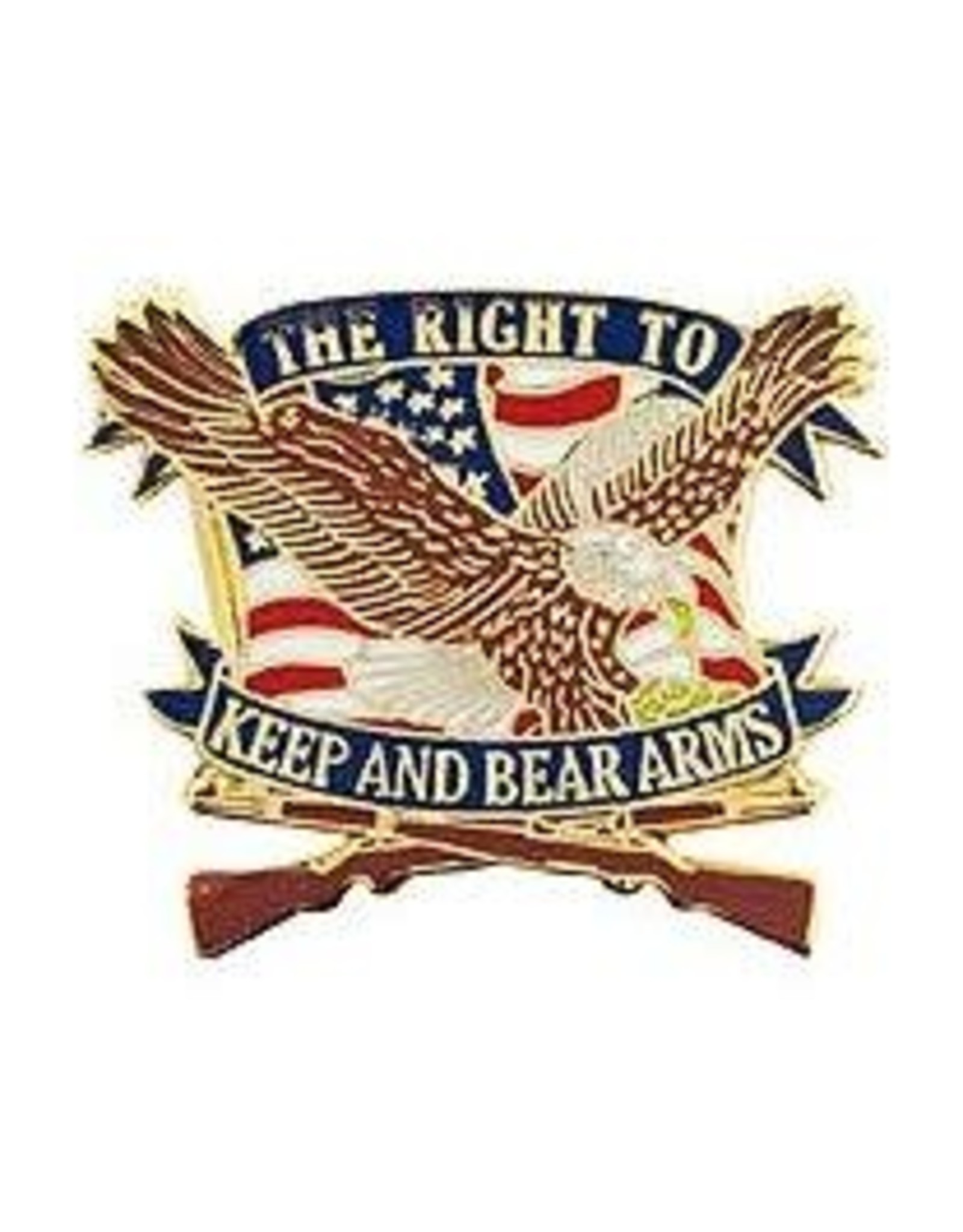 Pin - Gun Right to Keep Eagle