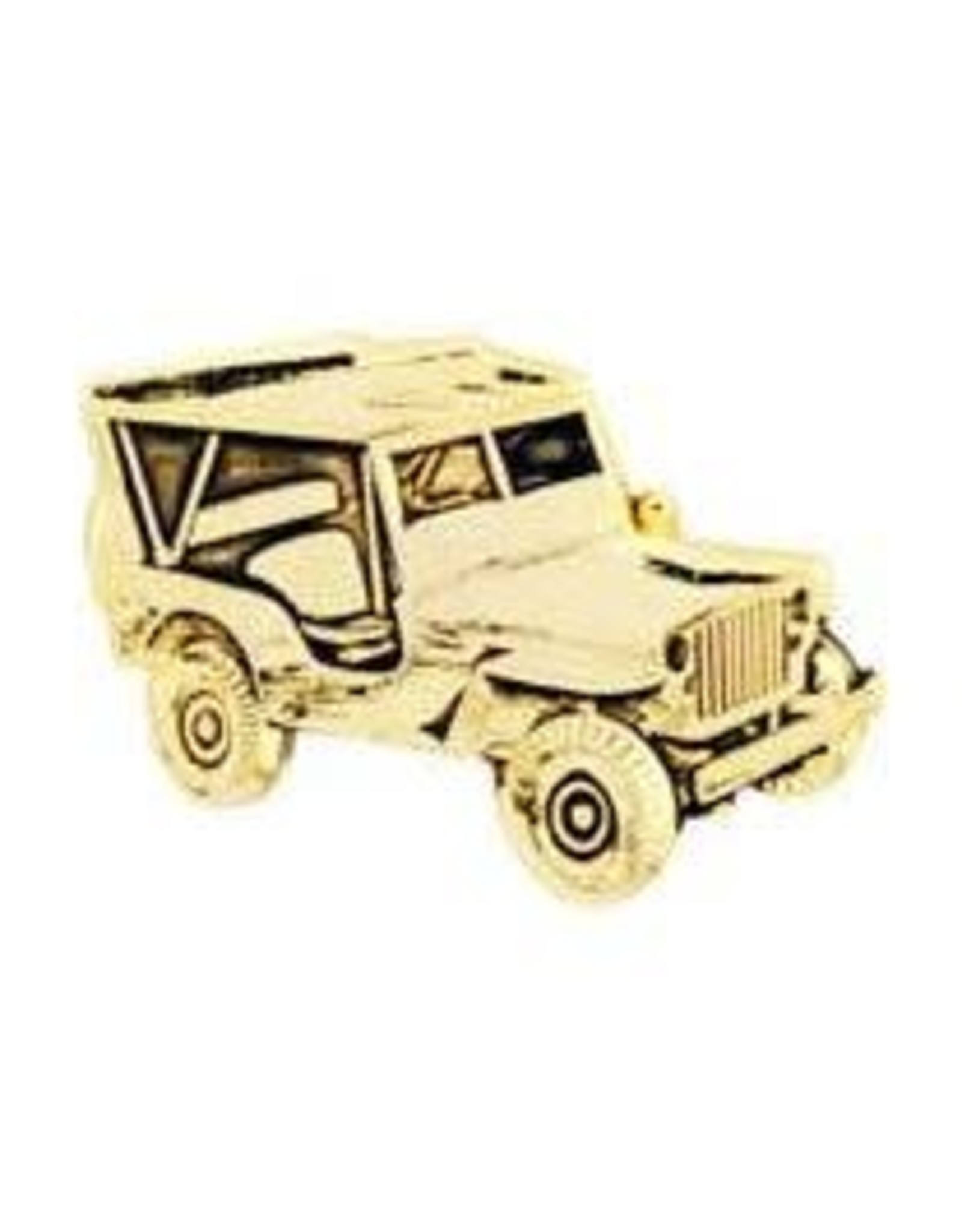 Pin - Jeep WWII Gold