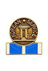Pin - Korea Service Medal & Ribbon