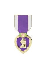 Pin - Medal Purple Heart - Large