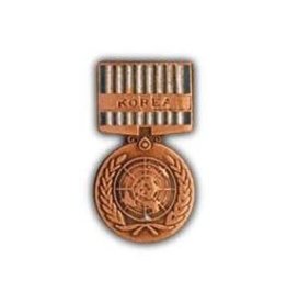 Pin - Medal UN Service Korea