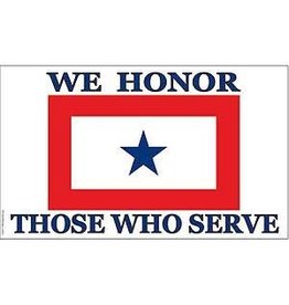 Flag - 3'x5' - Family Member in Service - We Honor Those Who Serve