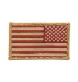 Patch - Flag USA Rectangle Desert Reverse