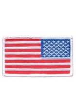 Patch - Flag USA Rectangle White Reverse