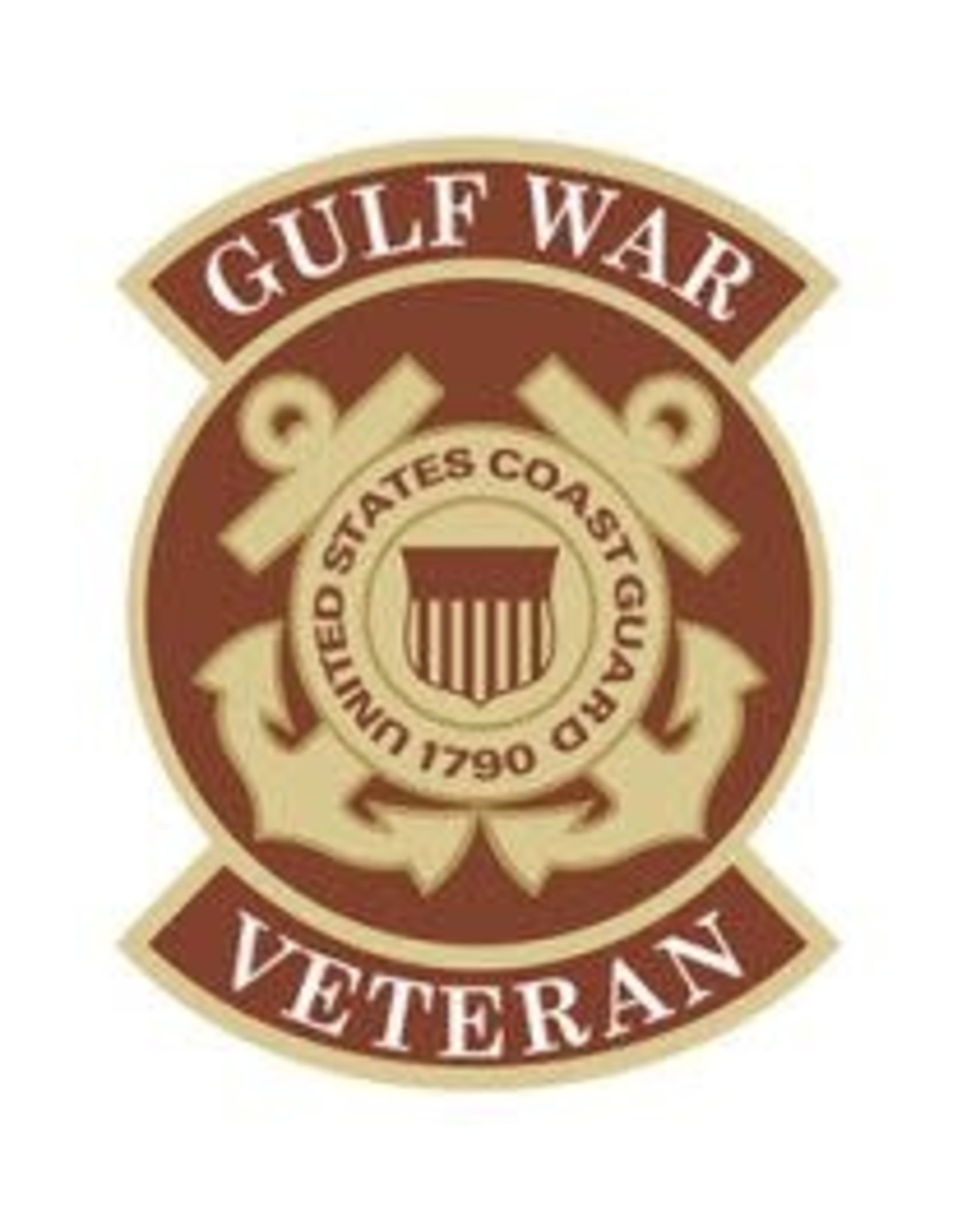 Patch - Gulf War Vet USCG Desert